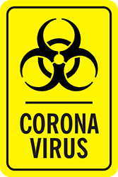 79004<br>CORONAVIRUS<br>12" x 18"