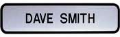 G30 - Designer Wall & Door Sign - (BLACK) Frame<br>2" x 8" 