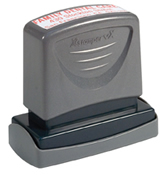 C11 - XstamperVX Pre-Inked Message Stamp<br>11/16" x 1-15/16"